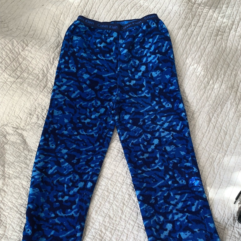 Calvin Klein Blue Pajama Bottoms